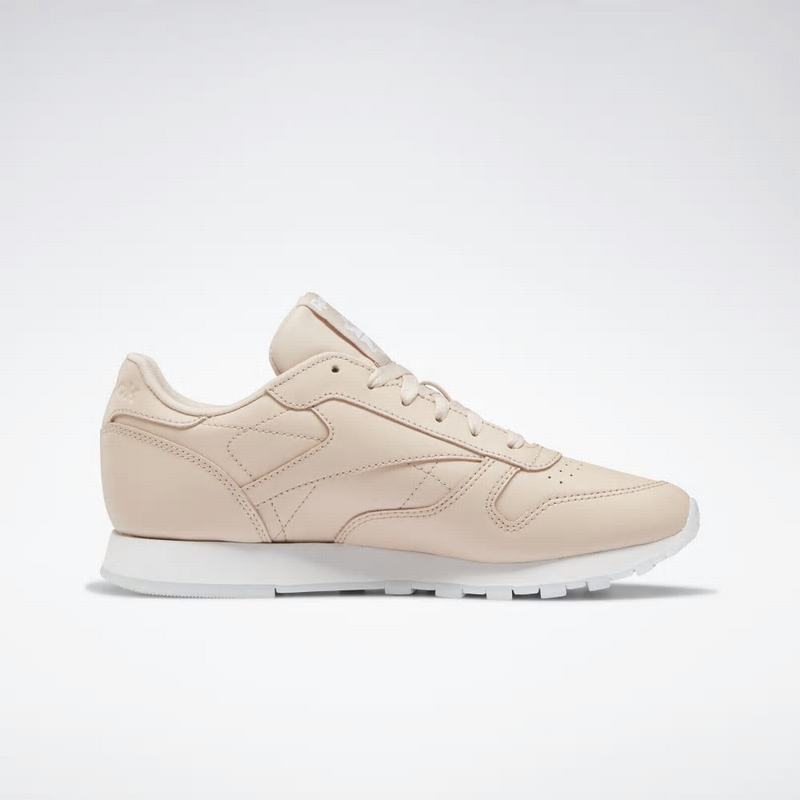 Tenisi Reebok Classic Leather Dama Bej/Albi Romania KQ2619ER